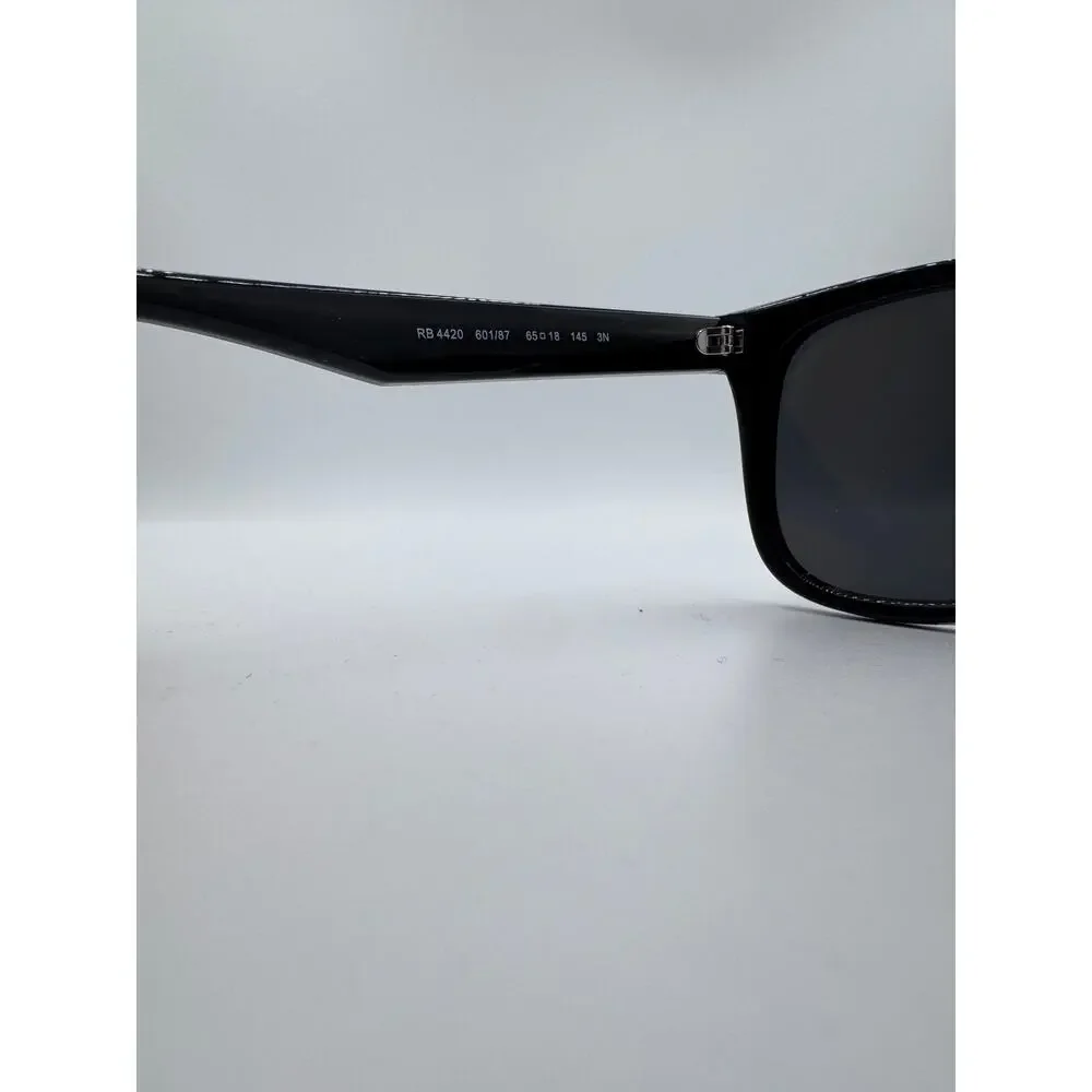 Ray-Ban RB4420 Sunglasses Black Frame Dark Grey Lens 65mm New With Box